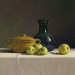 Still life with yellow bowl