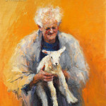 Old man with lamb
